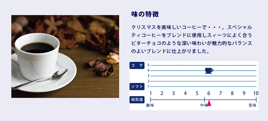 クリスマスブレンド　味の特徴
